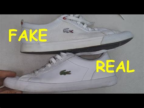 authentic lacoste shoes vs fake|how to identify lacoste sneakers.